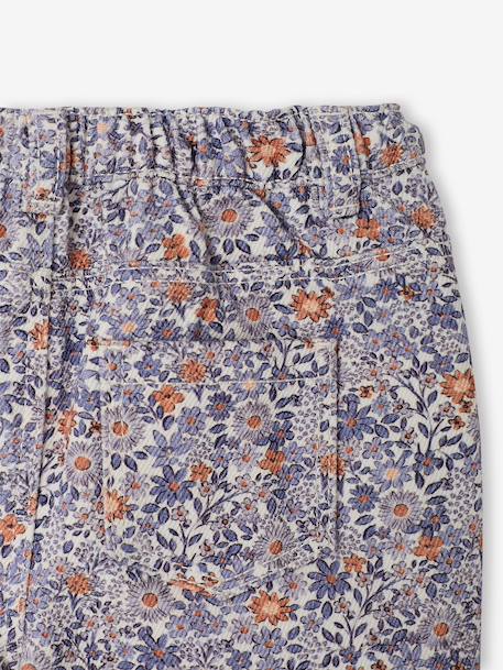 Pantalon large bébé fille bleu 4 - vertbaudet enfant 