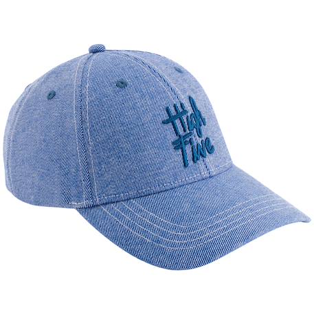 Casquette enfant high five denim bleu (9-24 mois) Bleu 1 - vertbaudet enfant 