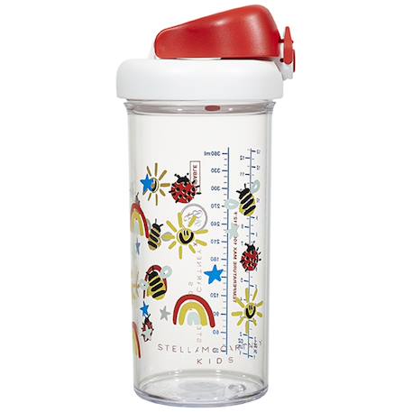 Gourde abeilles (500 ml) Rouge, jaune, bleu 1 - vertbaudet enfant 
