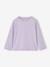 T-shirt manches longues fille mauve+prune 1 - vertbaudet enfant 