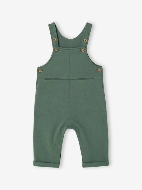 Salopette en molleton bébé marine+vert foncé 8 - vertbaudet enfant 