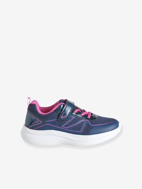 Basket enfant fille textile à scratch violet 2 - vertbaudet enfant 