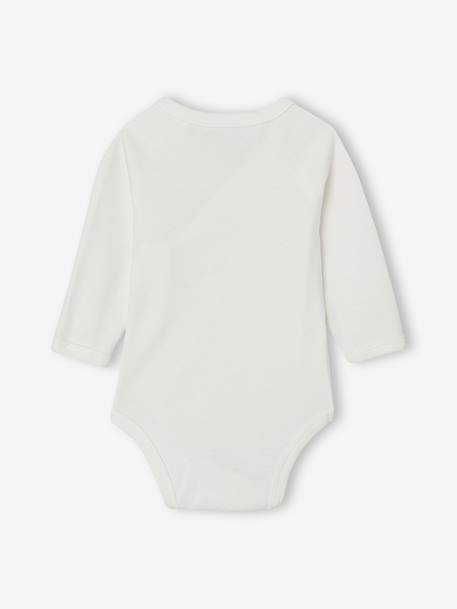 Lot de 5 bodies naissance fille manches longues écru 9 - vertbaudet enfant 