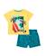 Ensemble garçon en maille avec imprimé estival Jaune 1 - vertbaudet enfant 
