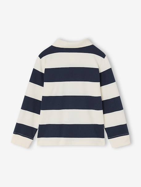 Lot de 2 polos garçon manches longues marine+vert 4 - vertbaudet enfant 