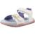 Sandales fille modèle j sandal fusbetto gi Blanc c0653+Bleu c4268 4 - vertbaudet enfant 