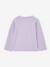 T-shirt manches longues fille mauve+prune 2 - vertbaudet enfant 