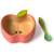 Set bol et cuillère pepa la pomme Rouge, vert 2 - vertbaudet enfant 