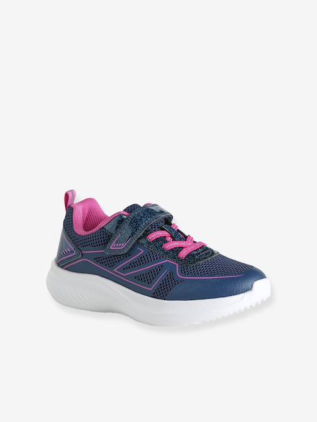 Basket enfant fille textile à scratch violet 1 - vertbaudet enfant 