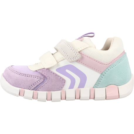 Basket fille modèle b iupidoo Beige c0265+Violet c8q1z 8 - vertbaudet enfant 