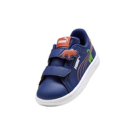 Baskets basses  à scratch Bleu  vert 5 - vertbaudet enfant 