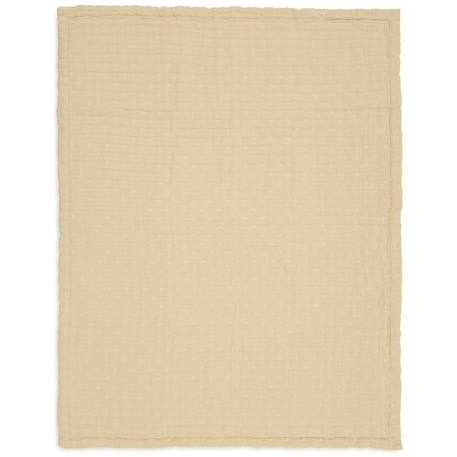 Couverture en coton fringe moonstone-ivory (75 x 100 cm) Corail+Jaune, blanc 9 - vertbaudet enfant 