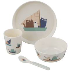 Puériculture-Coffret repas les chats marins (4 pièces)