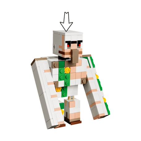 Minecraft l'attaque du désert du poulet chevauché 21592 Multicolore 3 - vertbaudet enfant 