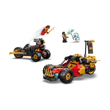 Ninjago véhicules combinables de kai et cole 71864 Multicolore 3 - vertbaudet enfant 