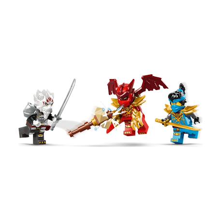 Ninjago zilvar et grimtak la bête draconique 71863 Multicolore 5 - vertbaudet enfant 