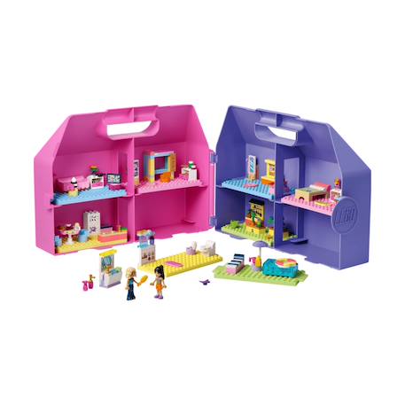 Friends la maison de poupée dans la valise créative 42697 Multicolore 1 - vertbaudet enfant 