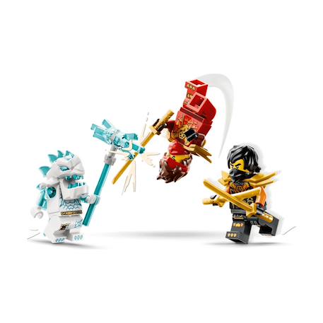Ninjago véhicules combinables de kai et cole 71864 Multicolore 1 - vertbaudet enfant 