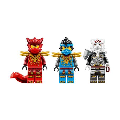 Ninjago zilvar et grimtak la bête draconique 71863 Multicolore 3 - vertbaudet enfant 