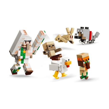 Minecraft l'attaque du désert du poulet chevauché 21592 Multicolore 1 - vertbaudet enfant 