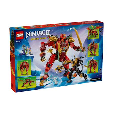 Ninjago le robot dragon transformable de braséra 71868 Multicolore 6 - vertbaudet enfant 