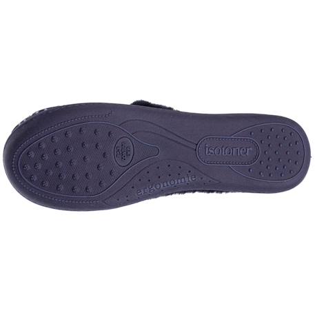 Chaussons charentaises soutien voûte plantaire, mémoire de forme, chaud et tendance à pois Pois 4 - vertbaudet enfant 