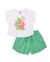 Ensemble fille en maille au design floral Blanc 1 - vertbaudet enfant 