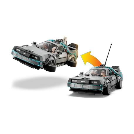 Speed champions la machine à remonter le temps de retour vers le futur 77256 Gris 2 - vertbaudet enfant 
