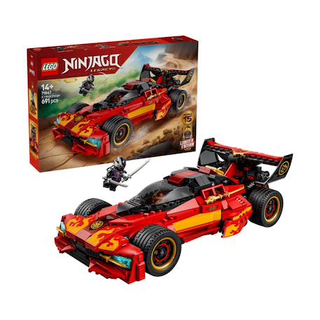 Ninjago le chargeur ninja x-1 : 15e anniversaire 71867 Multicolore 1 - vertbaudet enfant 