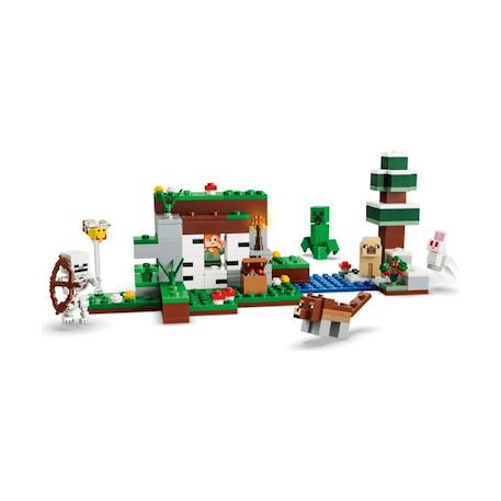 Minecraft l'aventure de la première nuit 21593 Multicolore 1 - vertbaudet enfant 