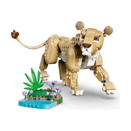 Creator 3 en 1 animaux sauvages : le lion majestueux 31386 Multicolore 1 - vertbaudet enfant 