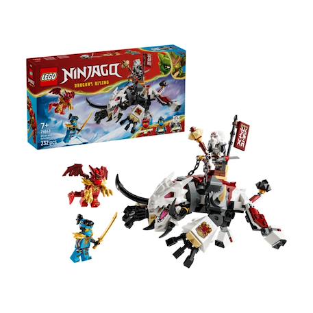 Ninjago zilvar et grimtak la bête draconique 71863 Multicolore 2 - vertbaudet enfant 