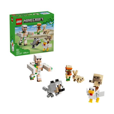Minecraft l'attaque du désert du poulet chevauché 21592 Multicolore 2 - vertbaudet enfant 