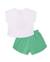 Ensemble fille en maille au design floral Blanc 2 - vertbaudet enfant 