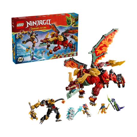 Ninjago le robot dragon transformable de braséra 71868 Multicolore 1 - vertbaudet enfant 