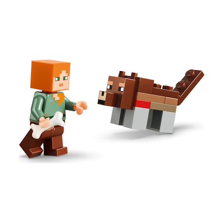 Minecraft l'aventure de la première nuit 21593 Multicolore 3 - vertbaudet enfant 