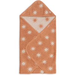 Linge de maison et décoration-Linge de bain bébé-Cape de bain-Cape de bain éponge en coton 75x75cm