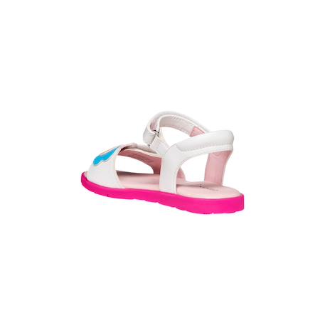 Sandales en cuir  à scratch Blanc   multi color 4 - vertbaudet enfant 