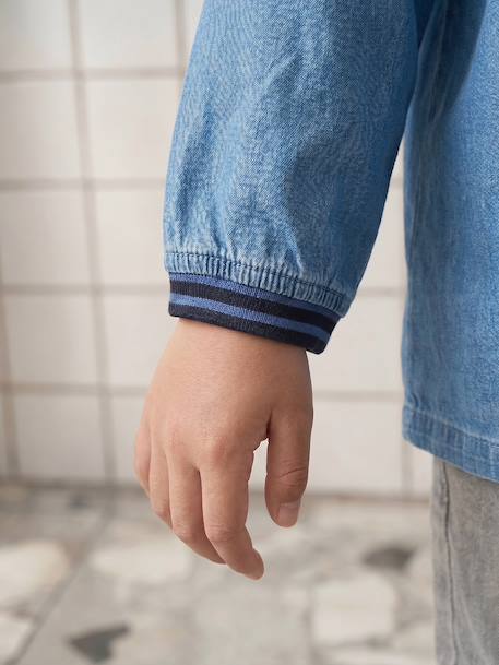Tablier garçon personnalisable bleu jean 6 - vertbaudet enfant 