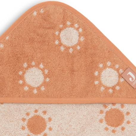 Cape de bain éponge en coton 75x75cm Corail, beige+Marron clair+Nougat+Vert 4 - vertbaudet enfant 