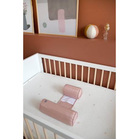 Cale bébé 100% lin bebecal Rose 2 - vertbaudet enfant 