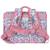 Cartable fille tann's x tartine et chocolat fleurs (33 cm) Bleu, rose 2 - vertbaudet enfant 