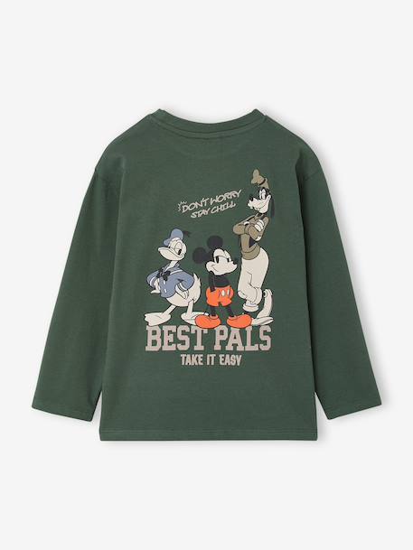 T-shirt manches longues Mickey garçon vert 2 - vertbaudet enfant 