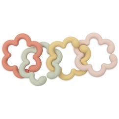 Puériculture-Anneaux de dentition en silicone flowers