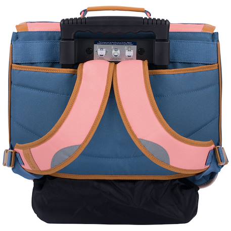 Cartable fille à roulettes les fantaisies Jane (38 cm) Rose, bleu 2 - vertbaudet enfant 