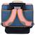 Cartable fille à roulettes les fantaisies Jane (38 cm) Rose, bleu 2 - vertbaudet enfant 