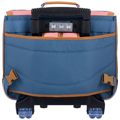 Cartable fille à roulettes les fantaisies Jane (38 cm) Rose, bleu 3 - vertbaudet enfant 