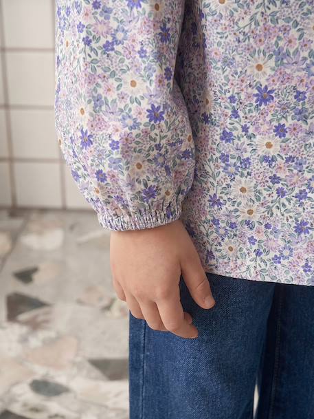 Tablier fille personnalisable lilas poudré 9 - vertbaudet enfant 