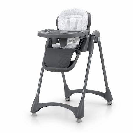Chaise haute évolutive 6 niveaux pliable Soja Gris 1 - vertbaudet enfant 