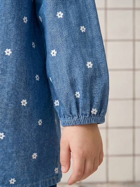 Tablier fille personnalisable bleu jean 5 - vertbaudet enfant 